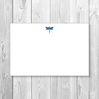 bartaco 4"x6" Notecard with Envelopes, Blank card, Dragonfly