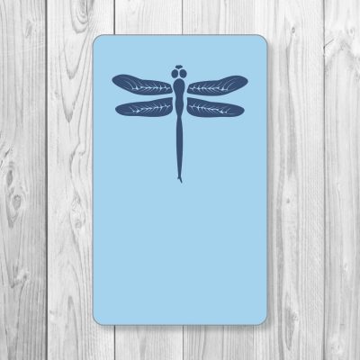 bartaco Light Blue Dragonfly Cards,