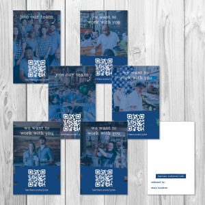 bartaco Hiring Cards, Six designs and a common back design