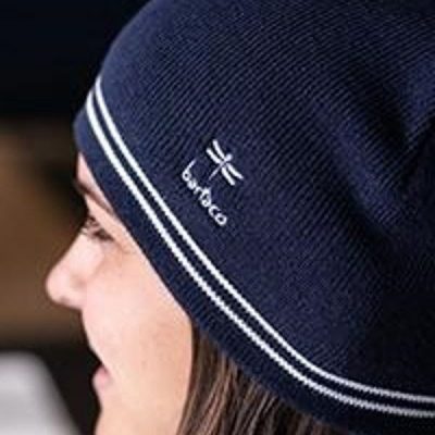 bartaco Beanie, shown on a model's head