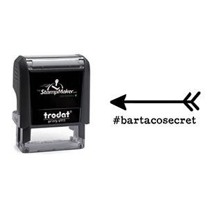 bartaco #bartacosecret Stamp, hashtag stamp