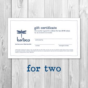 bartaco dinner for two certificate, generic no location listed, product thumbnail
