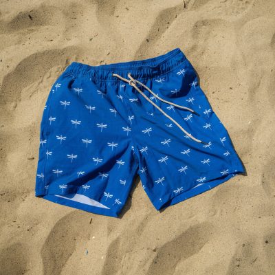 bartaco Men's Swimwear Dragonfly Print Shorts
