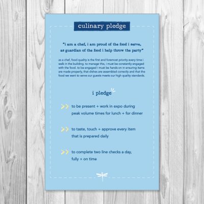 bartaco culinary pledge poster, 11x17, product thumbnail