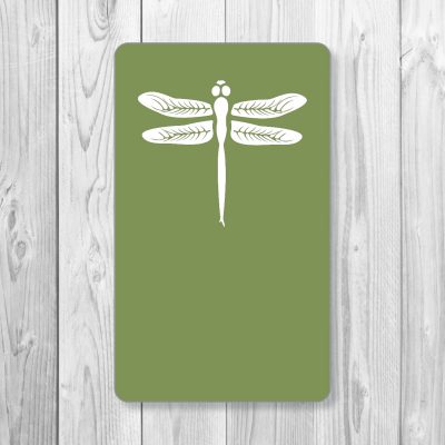 bartaco Dark Green Dragonfly Card