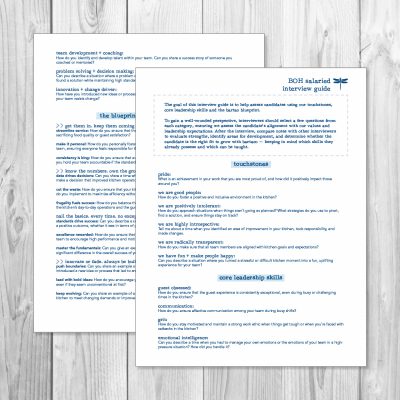 bartaco back of house BOH salary interview pad