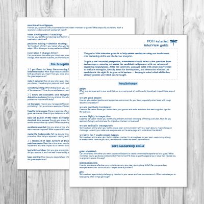 bartaco front of house FOH salary interview pad