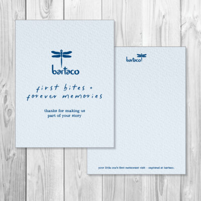 bartaco first bites postcard