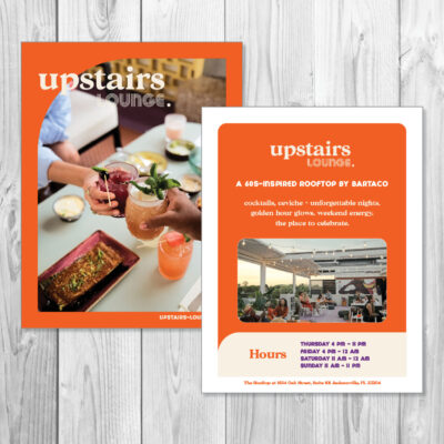 Upstairs Lounge Promo Postcard, product thumbnail
