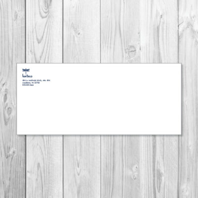bartaco No.10 envelope, 7024 Hilldale